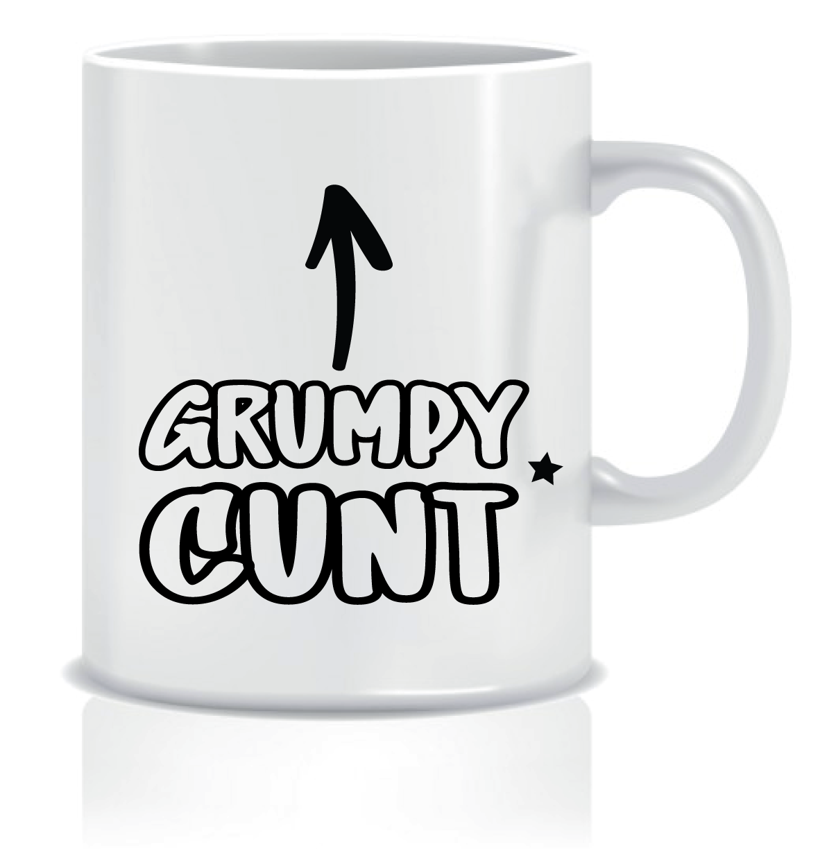 Grumpy C*nt	Rude Mug