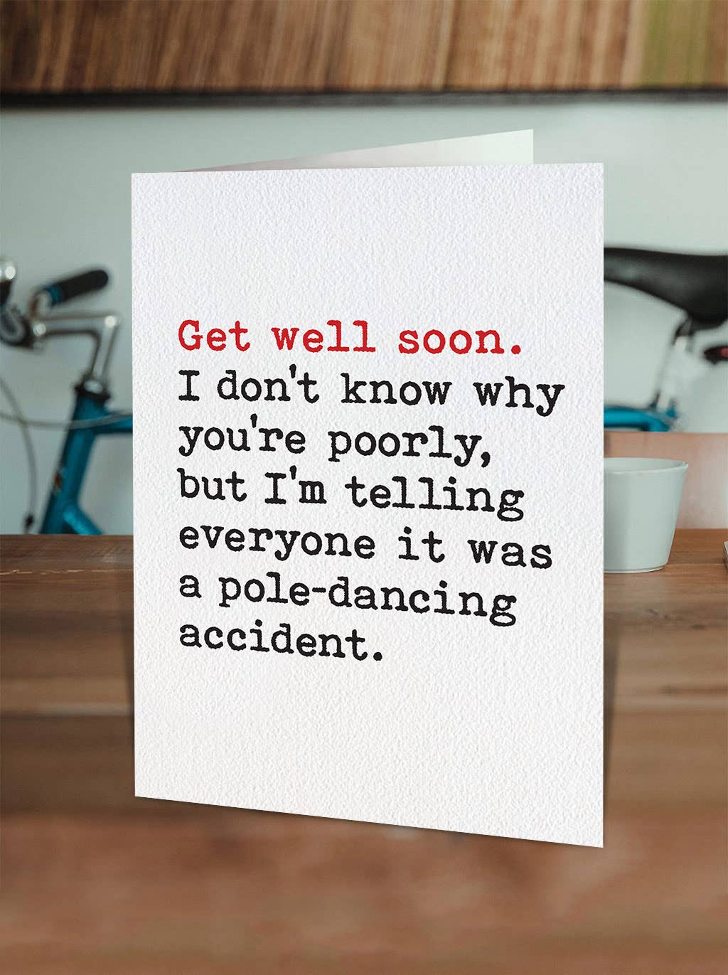 Get Well Soon Pole-Dancing Accident