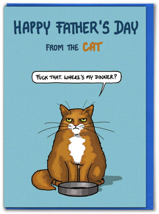 Father's Day Card From Your Cat